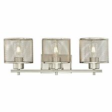 Westinghouse 6327600 Morrison 3-Light Wall Fixture, BN Finish, Mesh Shades picture