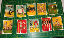 VINTAGE ORIGINAL 1950s LOT  OF 10 AS PICTURED WATERSLIDE DECAL picture