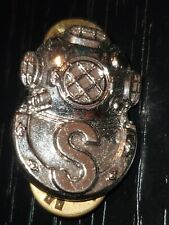 1960s 70s USN Navy Full Size Safety 2nd Class Diver Badge L@@K picture