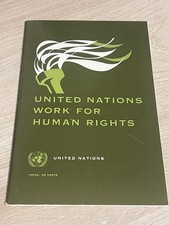 1965 United Nations Work for Human Rights Booklet Office of Public Information picture