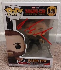 Florian Munteanu Signed Funko Pop BECKETT Razor Fist Shang Chi Marvel Disney picture