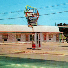 Norfolk, VA Surf Motel/Exterior/1961/Phone Booth/Route 60/Ocean View Ave.-A144 picture