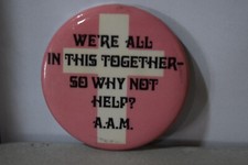 Vintage American Agriculture Movement Pinback Button AAM All In Together #65 picture