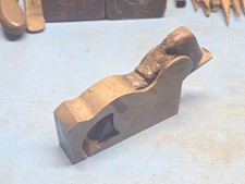 Antique Steel English Infill Bullnose Rabbet Plane Wood Tool picture