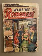 Wartime Romances #13 1953 St. John Matt Baker Cover Golden Age Low Grade Comic picture