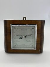 Vintage Smiths Barometer In A Walnut Veneered Timber Case Made In England picture