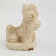 Puppy Dog Figurine Stone? Adorable Scottie Dog Figure Mini Small picture