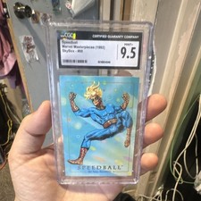 Speedball - 1992 Skybox Marvel Masterpieces #88 CGC Mint+ 9.5 picture