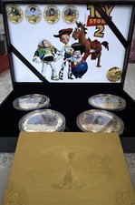 Toy Story 12-Piece 24K Gold-Plated Commemorative Round Collection picture