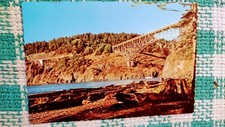 BEAUTIFUL POST CARD DECEPTION PASS BRIDGE WHIDBEY ISLAND WASHINGTON. picture