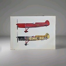 vintage L.W. BROWN B2 RACER ROY MINOR airplane print mendenhall 1978 picture