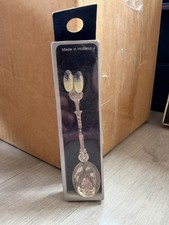 Holland Dutch Windmill Souvenir Collector Spoon Boxed Made in Holland picture