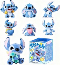 MINISO Disney Lilo & Stitch Flocked Plush Toy Figure Blind Box AUTHENTIC picture