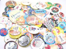 Job Lot of Vintage Button Badges picture