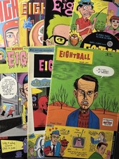 Daniel Clowes Eightball 7 Issues Lot, #4, 5, 8, 11, 13, 17, 18 Fantagraphics picture