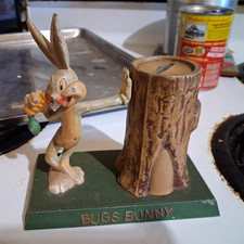 (3) 1940s Looney Tunes Metal Figurine Lot Bugs Bunny Sniffles and Beaky Buzzard picture