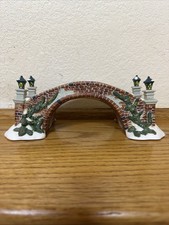 Vintage Heartland Valley Village Bridge Deluxe Porcelain Retired Rare 9805821 picture