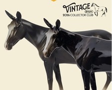 Breyer 2026 Vintage Club Special Run Mabel Charcoal Mule not horse picture