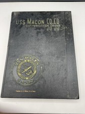 USS Macon (CA-132) 58-59 Mediterranean Cruise Book Named To Captain. picture