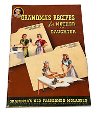 VTG 1950 Grandma’s Recipes Mother & Daughter Grandma’s Old Fashioned Molasses picture