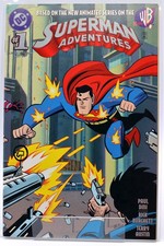 SUPERMAN ADVENTURES #1 • [7.5] • 1996 • Bruce Timm • DC NEWSSTAND • 1st Print picture