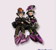 Nicole Miller Pixie Whimsical Witch  Witches  Halloween Poseable Shelf Sitters picture