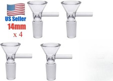 4x14mm Male Glass Bowl For Water Pipe Hookah Bong Replacement Head HIGH QUALITY picture