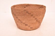 Antique Hand Woven Native American Pima Basket Beautiful Geometric Design picture