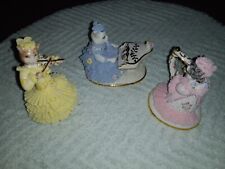 Irish Dresden Porcelain Figurines Cat Orchestra 3 Pieces Very Rare Vintage picture
