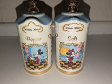 LENOX Mickey & Minnie Mouse Salt Pepper Shaker Set 1997 Disney Animated Classics picture