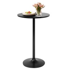 Pub Table 40 Inch Height Cocktail Table Round Bistro Bar Table for Home Kitchen picture