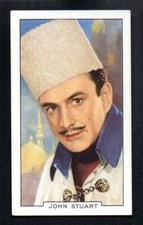 JOHN STUART 1935 GALLAHER PORTRAITS OF FAMOUS STARS #7 EXMINT NICE CORNERS picture