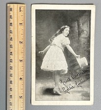 Antique 1900s Gertie Gitana Music Hall Star Postcard Willsons Leicester Edwardia picture
