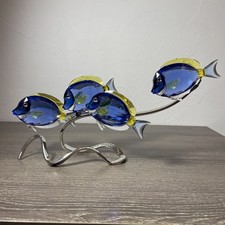 Swarovski Paradise Surgeonfish 1034023 Scuba Blue Fish FLAWLESS CRYSTAL - No Box picture