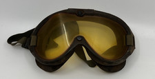 WWII USAAF M-1944 Aviator Goggles American Optical Co Sun Wind Dust US Army picture