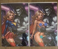 Duty Calls Girls #3 Wild Ride Virgin VariantsSupergirl Lobo Naughty & Nice Set picture