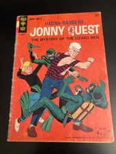 HTF Hanna-Barbera JONNY QUEST #1 (Gold Key/1964) Lower Grade but Very Bright picture