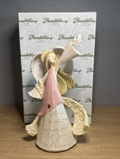 Enesco 2006 Foundations By Karen Hahn Peace Angel Figurine 4006694 picture