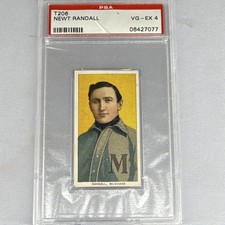 T206 Newt Randall 1909-1911 PSA Graded 4 VG-EX Piedmont Back Tobacco C06427077 picture