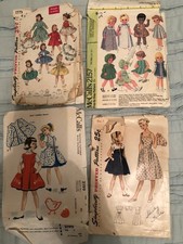 Four Vintage Sweing Patterns (4) Childs & Doll picture