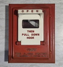 Vintage The Gamewell Company Cast Iron Fire Alarm Box Newton Massachusetts picture