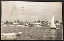 Sheepshead Bay New York 1940 Postmarked Vintage Photo Picture Postcard RPPC NY picture