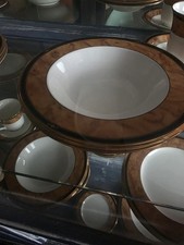 Noritake Cabot 9785 Bone China 48-Pc Service for 8 Mint Gold Trim Japan picture