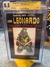 Teenage Mutant Ninja Turtles Training Manual #5 Signed by Eastman and Laird picture