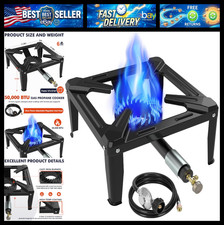 Llamaviva Portable Propane Camping Stove - Single Burner Outdoor Gas Stove for W picture