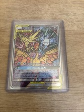 Moltres Zapdos Articuno GX SM210 Hidden Fates Stained Glass Promo Pokemon NM (R) picture