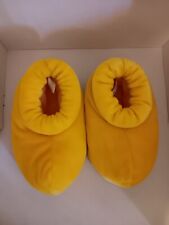 Disney Mickey Mouse Shoes Slippers Adult Medium Yellow Theme Parks Souvenir RARE picture