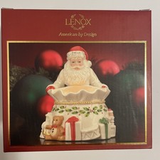 Lenox Holiday Santa Clause Votive Holder New In Box picture