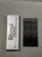 12 Japanese Vintage Pencil Tombow MONO 100 F NOS JIS Box  picture