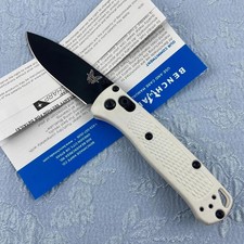 Benchmade 533BK-1 Mini Bugout Folding Knife White Grivory Handle S30V Blade USA picture